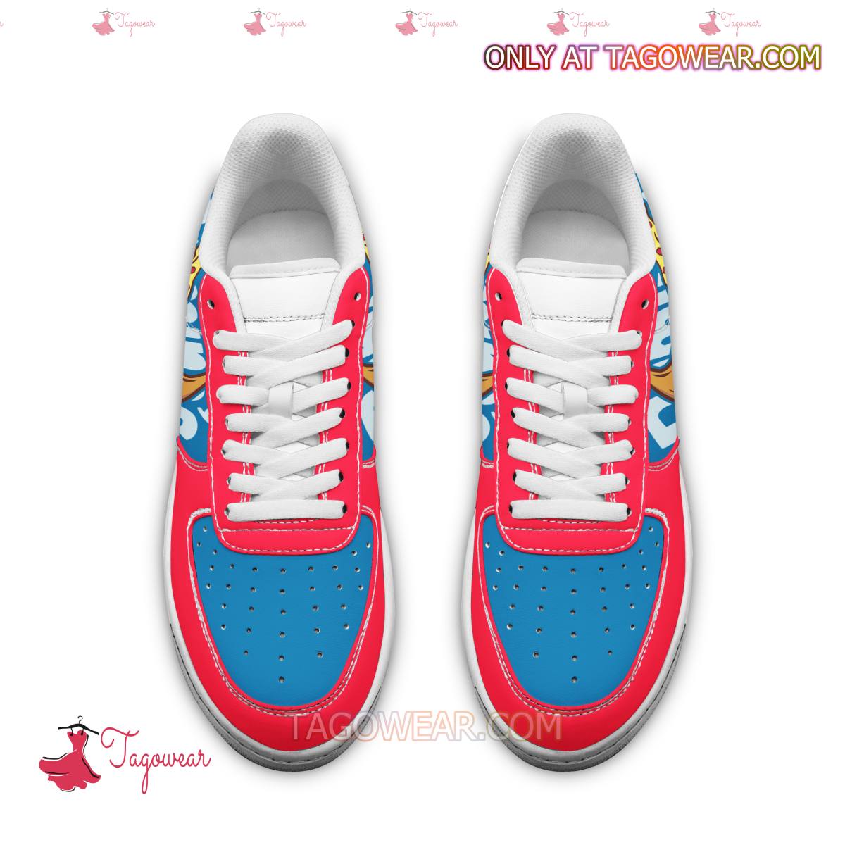 Ideafootwear Domino's Pizza Air Low-Top Sneakers Shoes For Men And Women 3
