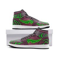 Ideafootwear Dota 2 AJ1 High Sneakers Shoes For Men And Women