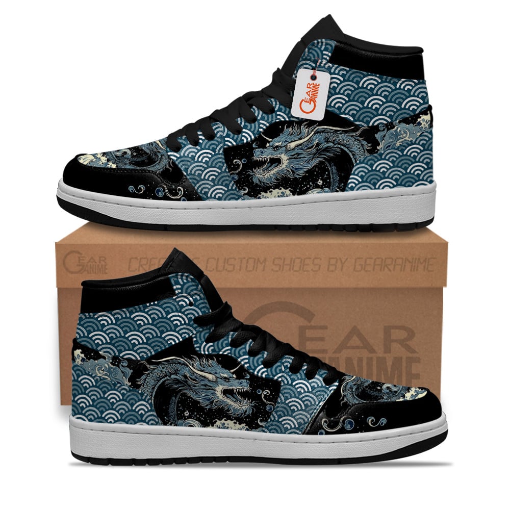 Ideafootwear Dragon AJ1 High Sneakers Shoes For Men And Women