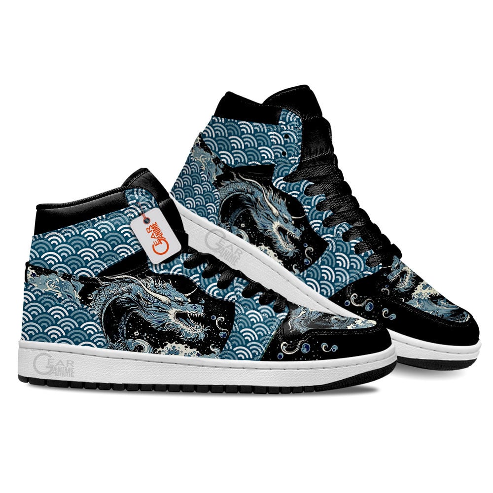 Ideafootwear Dragon AJ1 High Sneakers Shoes For Men And Women