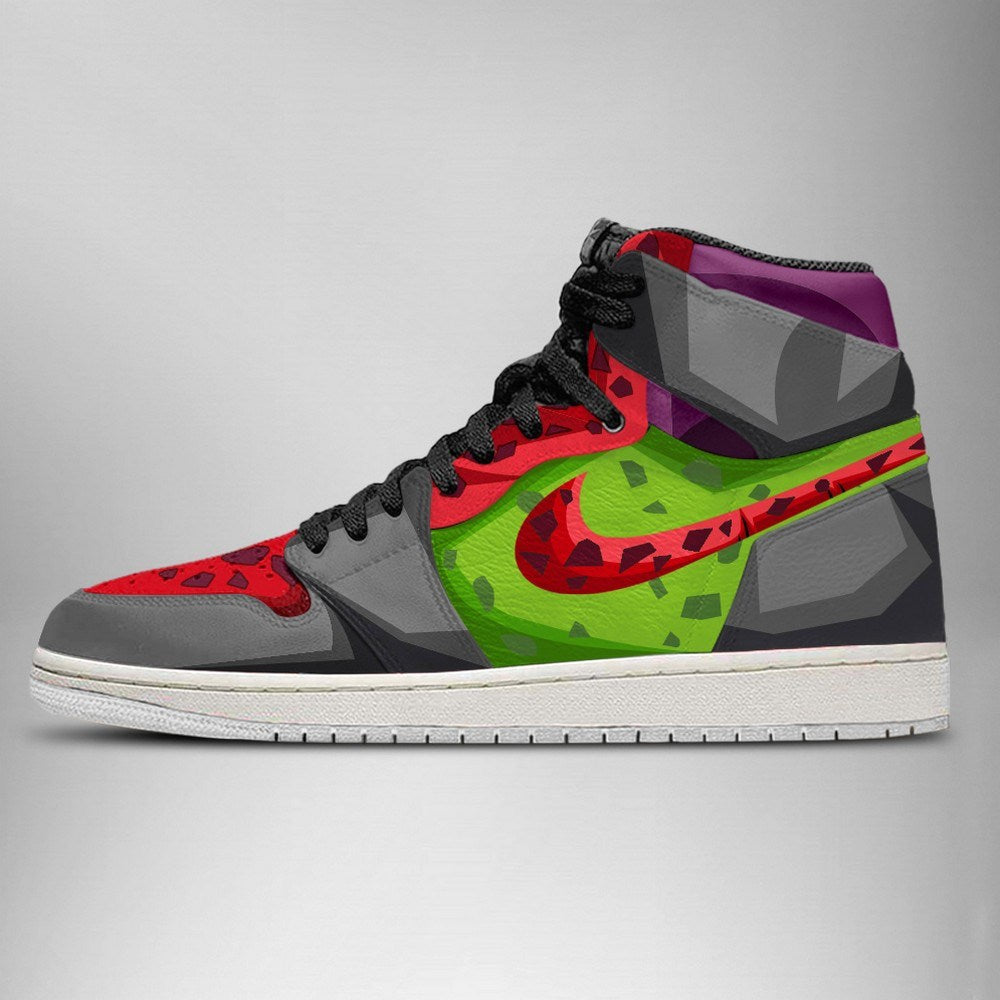 Ideafootwear Dragon Ball Cell AJ1 High Sneakers Shoes For Men And Women
