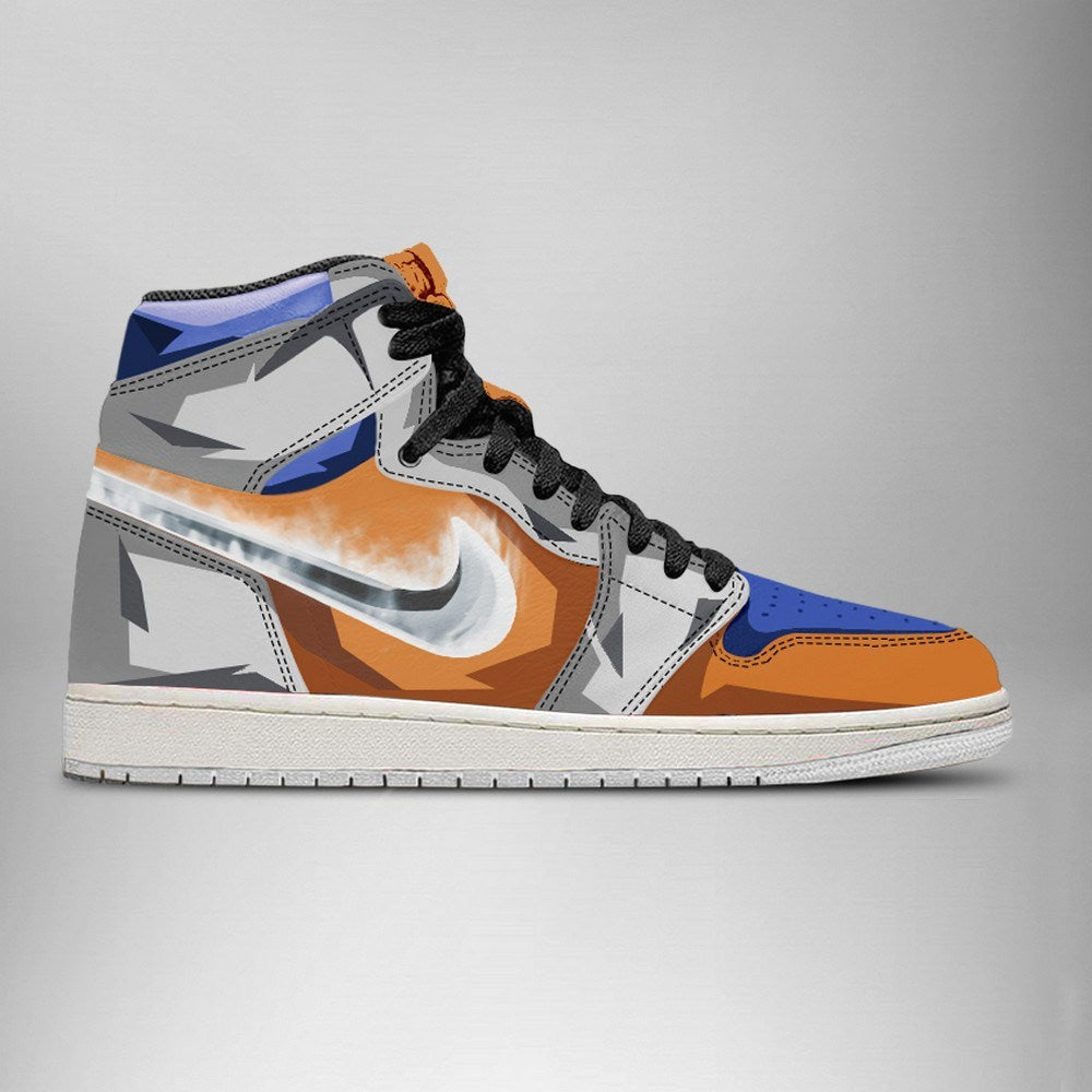 Ideafootwear Dragon Ball Goku AJ1 High Sneakers Shoes For Men And Women