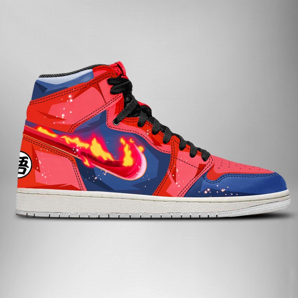 Ideafootwear Dragon Ball Goku AJ1 High Sneakers Shoes For Men And Women