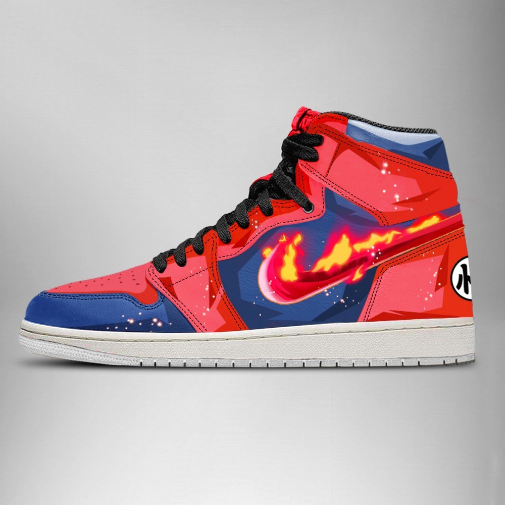 Ideafootwear Dragon Ball Goku AJ1 High Sneakers Shoes For Men And Women