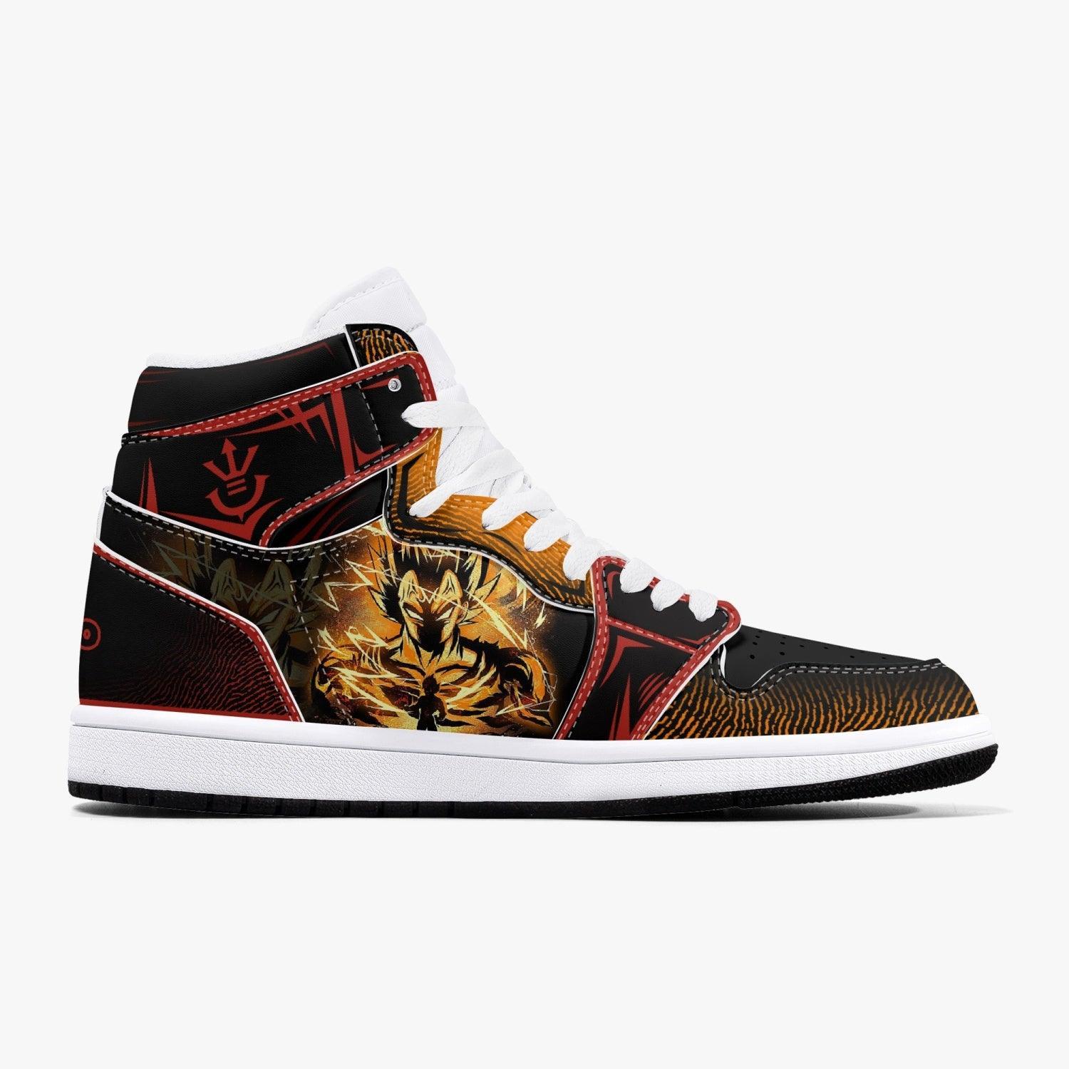 Ideafootwear Dragon Ball Super Vegeta Ssj AJ1 High Sneakers Shoes For Men And Women