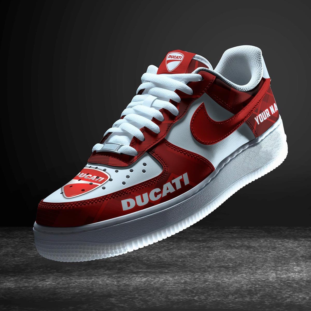 Ideafootwear Ducati Air Low-Top Sneakers Shoes For Men And Women 1