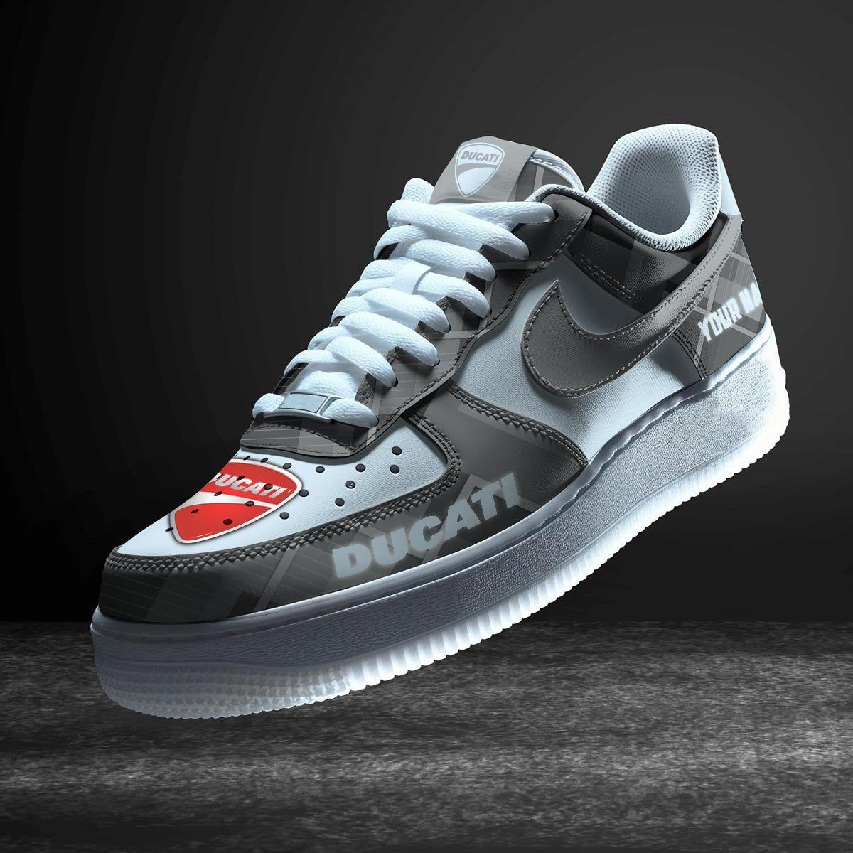 Ideafootwear Ducati Air Low-Top Sneakers Shoes For Men And Women 1