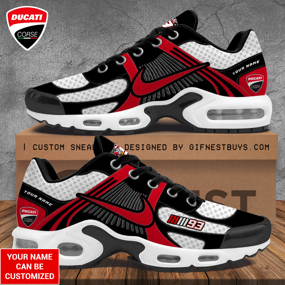 Ideafootwear Ducati Lenovo Team x Marc Marquez TN Shoes Sneakers For Men And Women