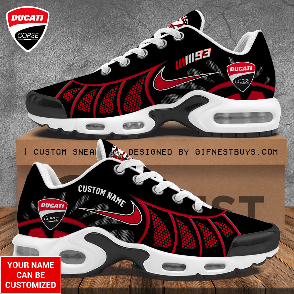 Ideafootwear Ducati Lenovo Team x Marc Marquez TN Shoes Sneakers For Men And Women