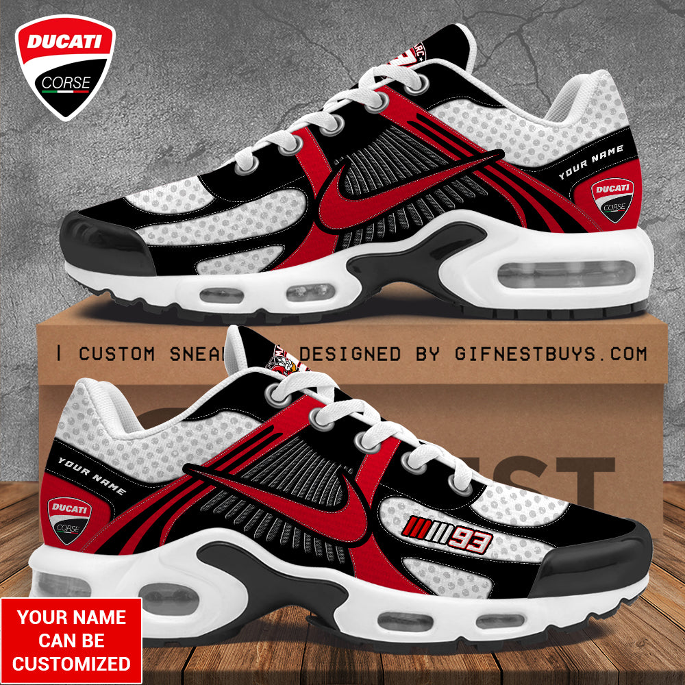 Ideafootwear Ducati Lenovo Team x Marc Marquez TN Shoes Sneakers For Men And Women