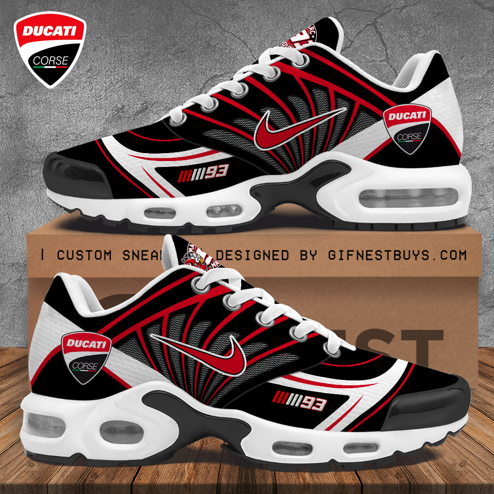 Ideafootwear Ducati Lenovo Team x Marc Marquez TN Shoes Sneakers For Men And Women