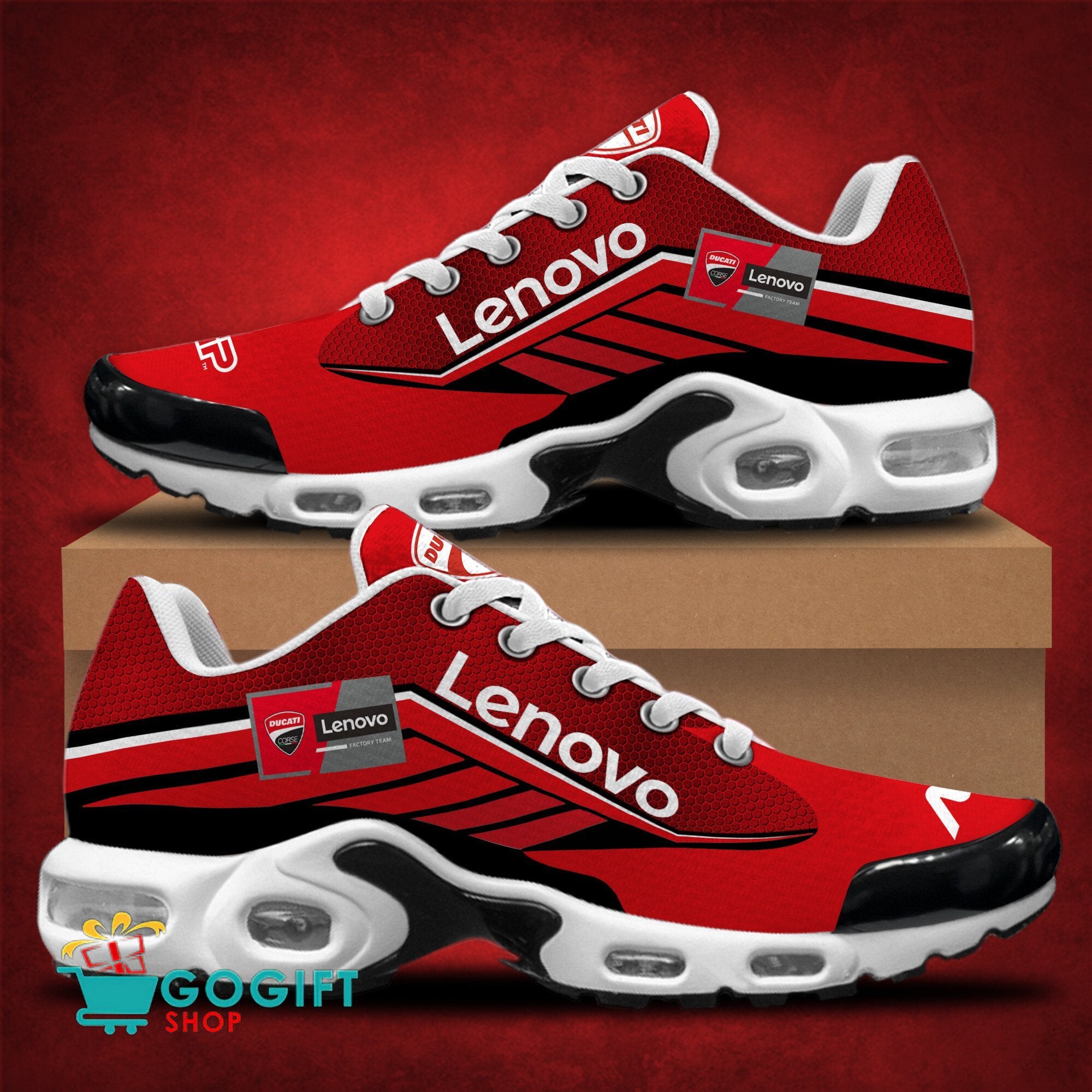 Ideafootwear Ducati TN Shoes Sneakers For Men And Women