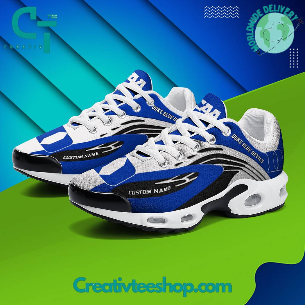 Ideafootwear Duke Blue Devils TN Shoes Sneakers For Men And Women