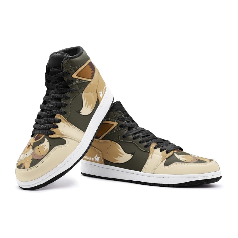 Ideafootwear Eevee AJ1 High Sneakers Shoes For Men And Women