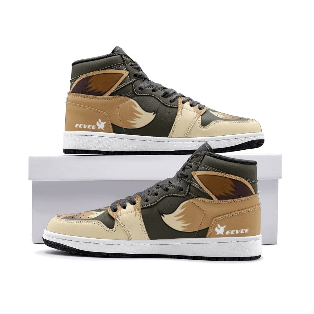 Ideafootwear Eevee AJ1 High Sneakers Shoes For Men And Women