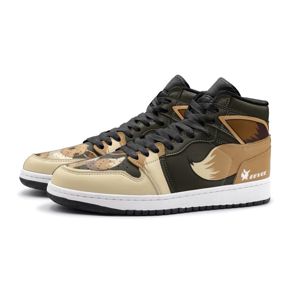 Ideafootwear Eevee AJ1 High Sneakers Shoes For Men And Women