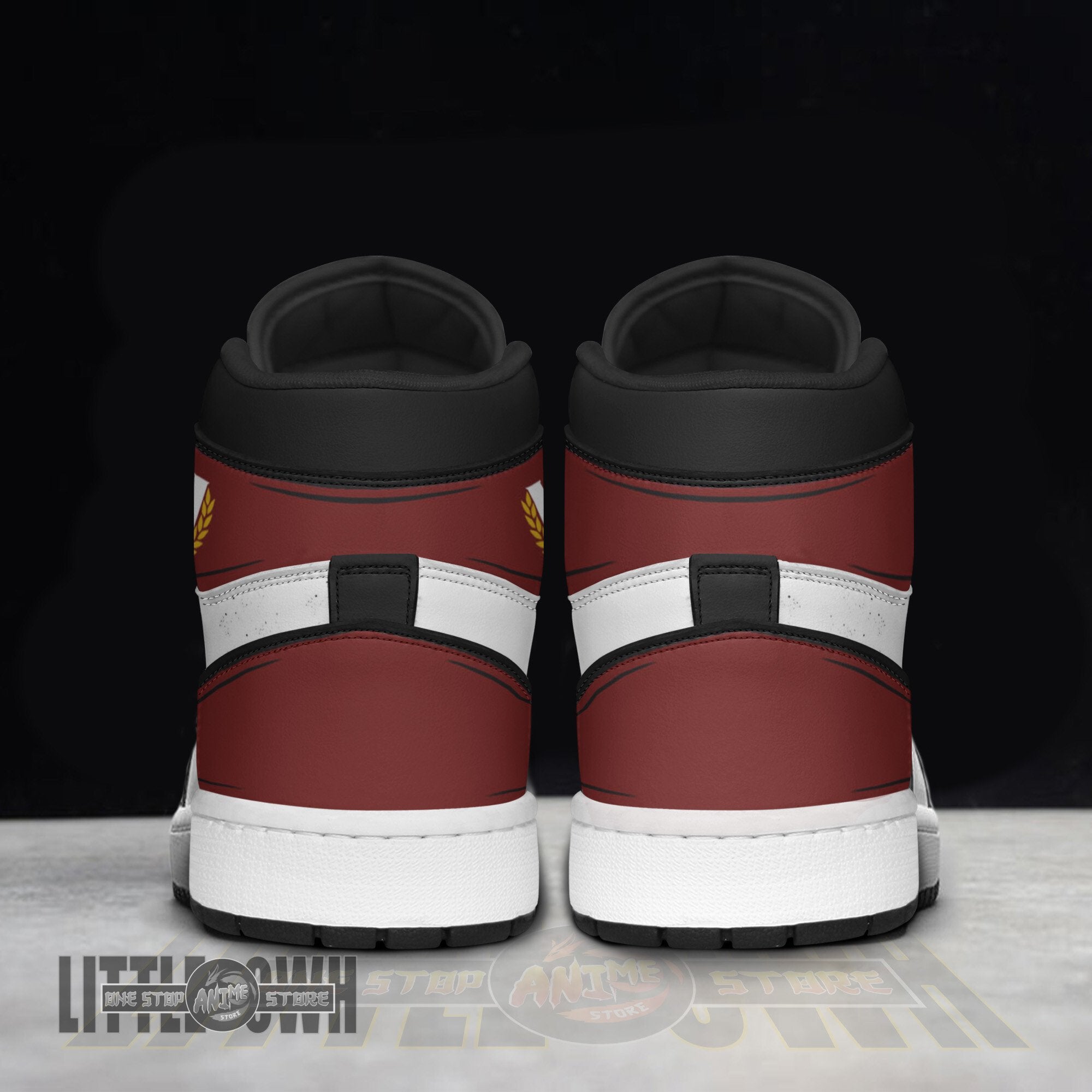 Ideafootwear Eijiro Kirishima AJ1 High Sneakers Shoes For Men And Women