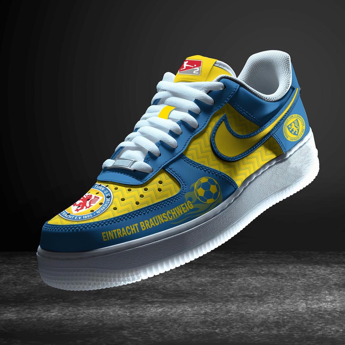 Ideafootwear Eintracht Braunschweig Air Low-Top Sneakers Shoes For Men And Women 1