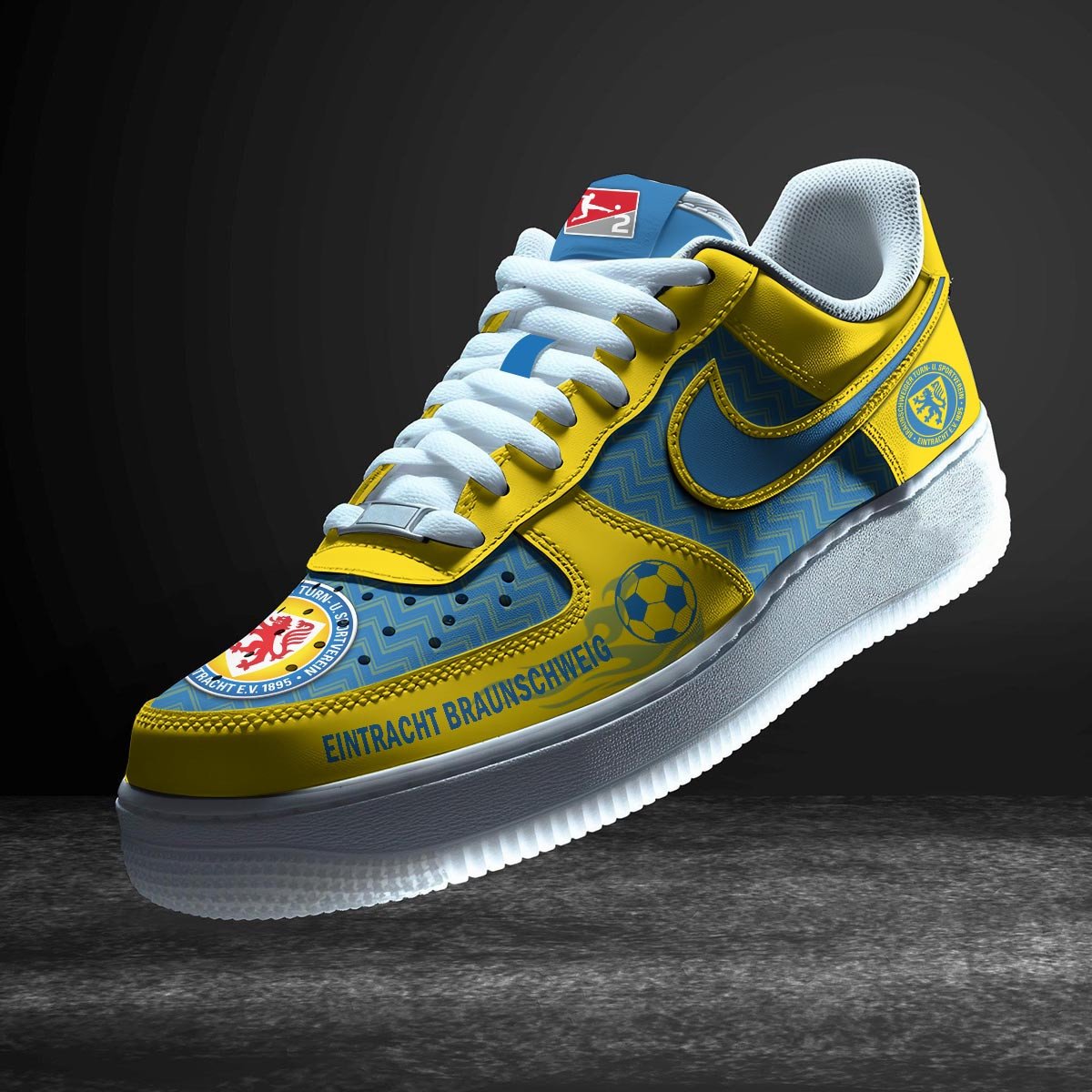 Ideafootwear Eintracht Braunschweig Air Low-Top Sneakers Shoes For Men And Women 1