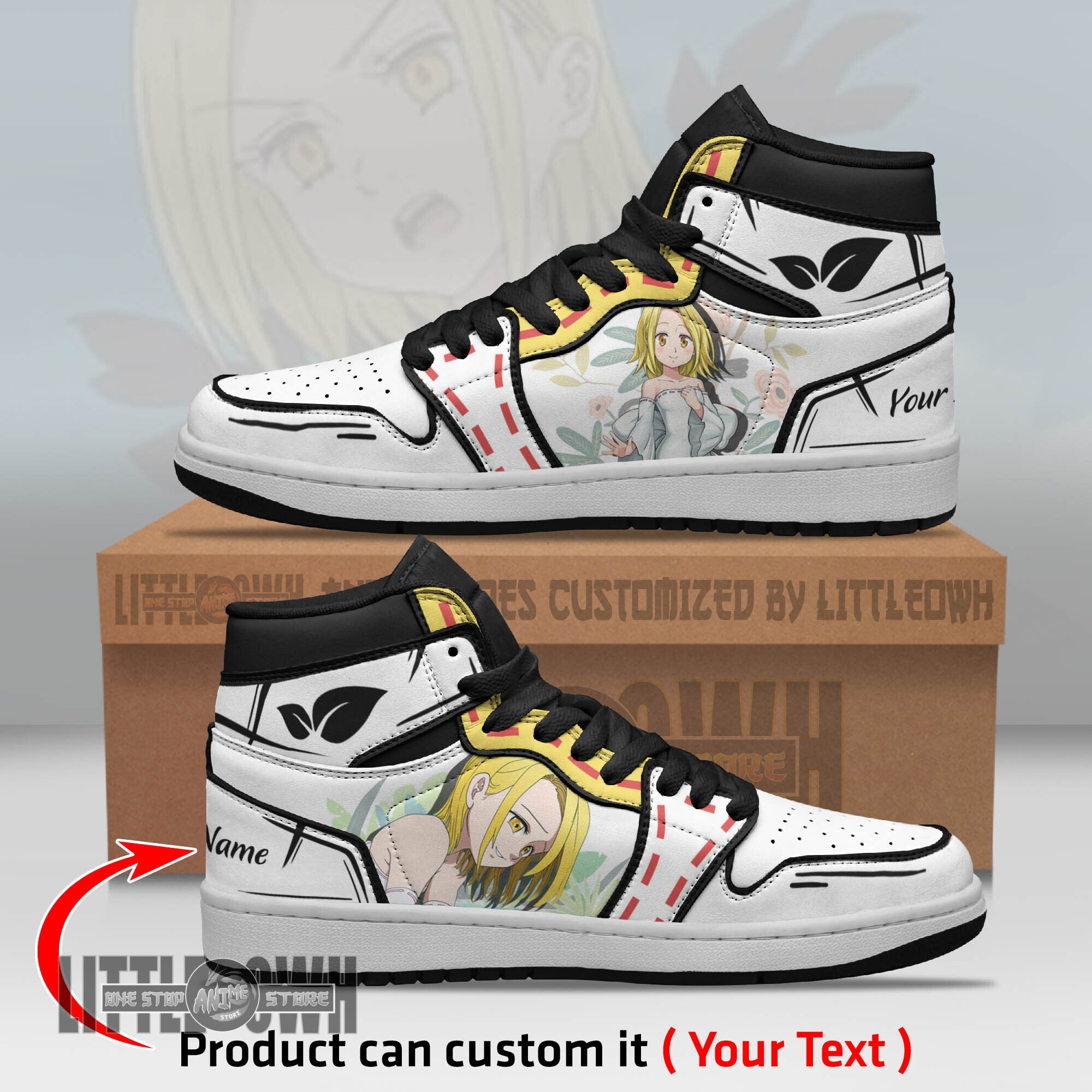 Ideafootwear Elaine AJ1 High Sneakers Shoes For Men And Women