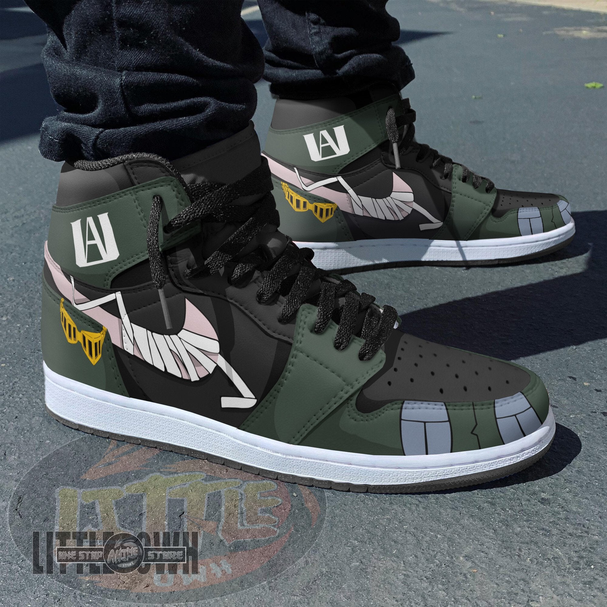Ideafootwear Eraser  AJ1 High Sneakers Shoes For Men And Women