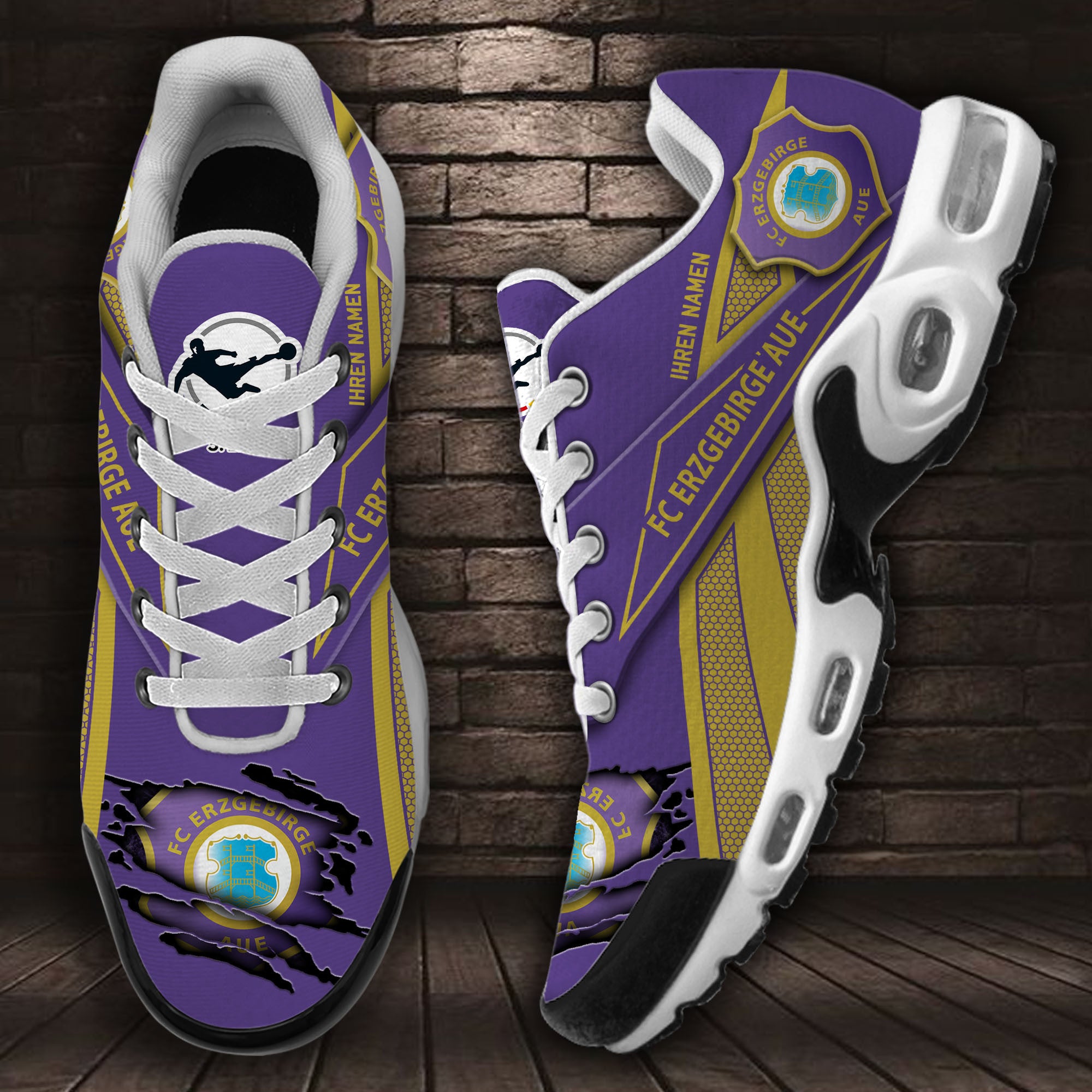 Ideafootwear Erzgebirge Aue TN Shoes Sneakers For Men And Women