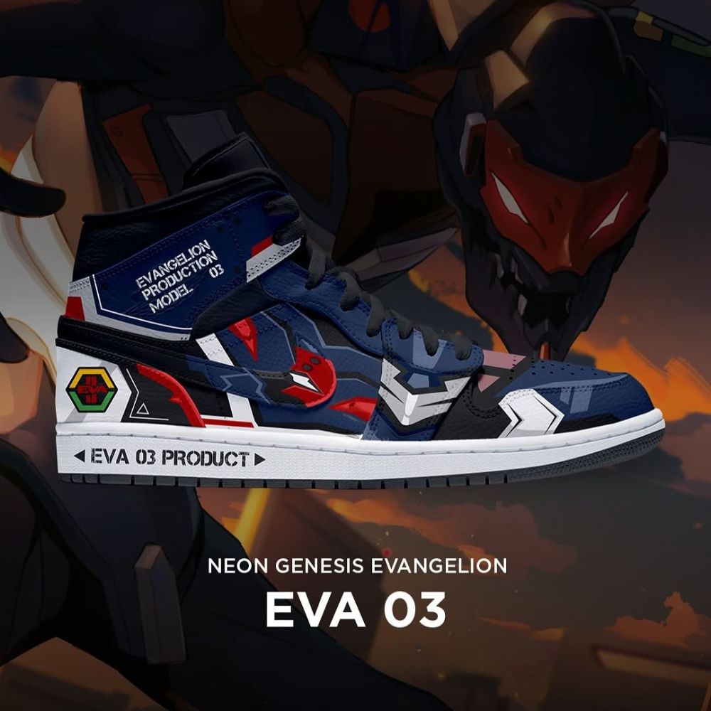 Ideafootwear Eva-03 Neon  AJ1 High Sneakers Shoes For Men And Women