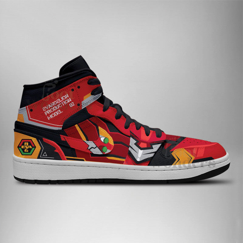 Ideafootwear Evangelion Unit-00 AJ1 High Sneakers Shoes For Men And Women