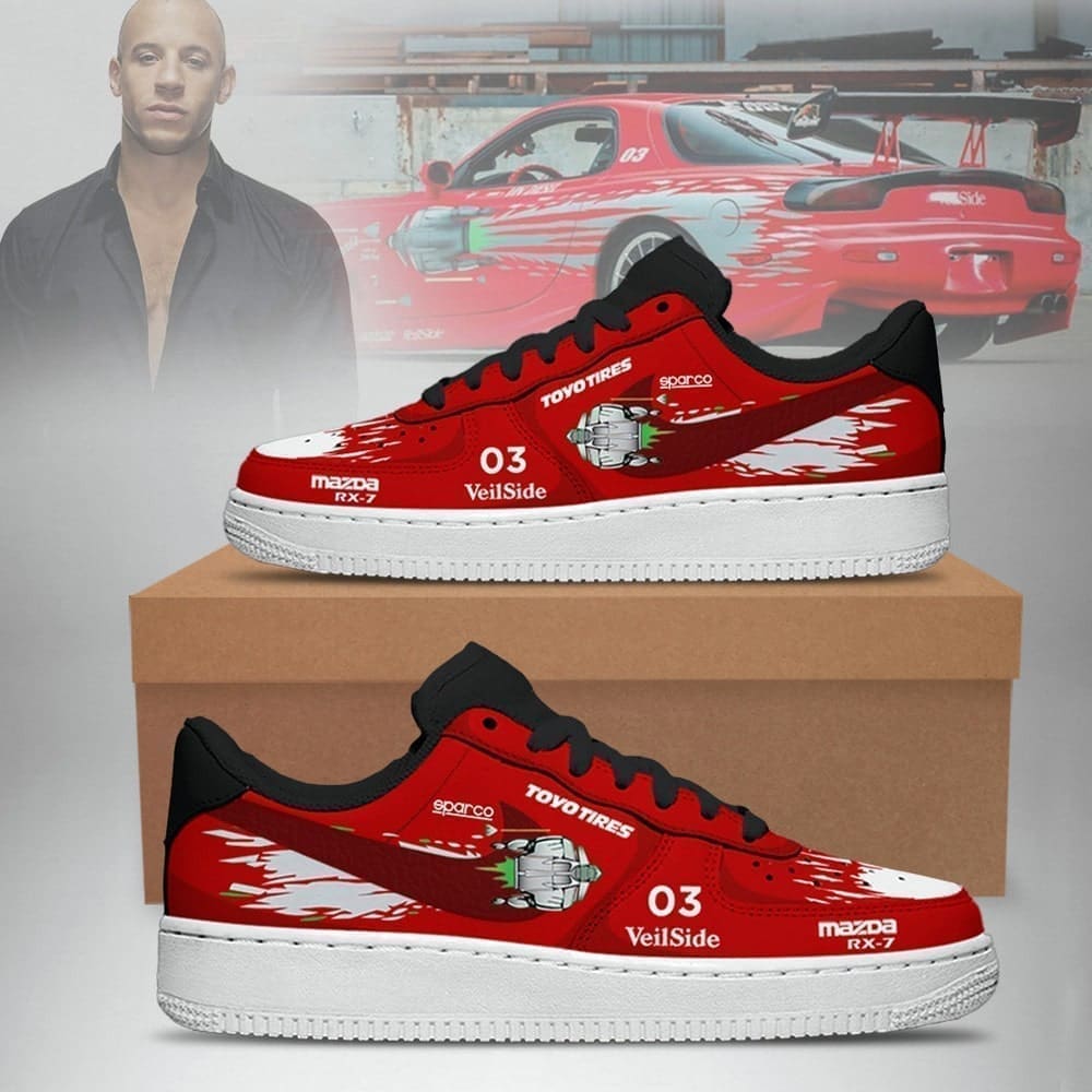 Ideafootwear FAST AND FURIOUS Air Low-Top Sneakers Shoes For Men And Women 1