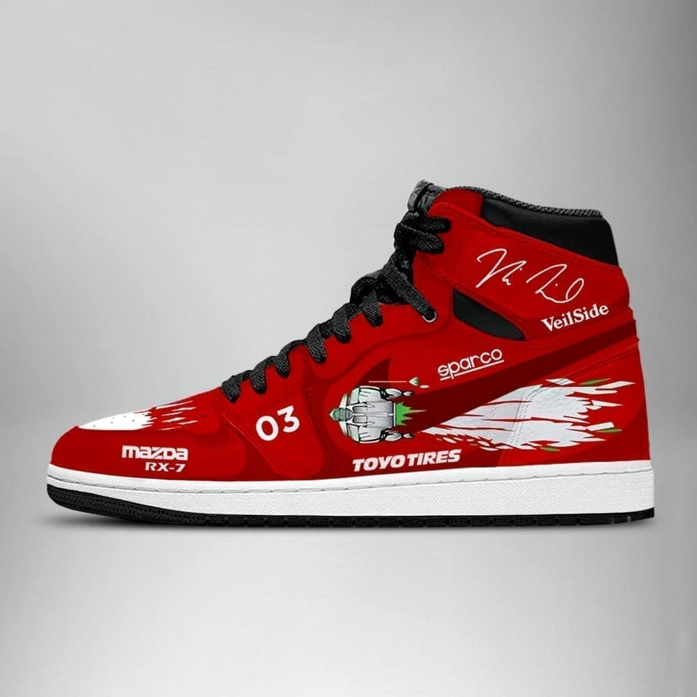Ideafootwear Fast and Furious AJ1 High Sneakers Shoes For Men And Women