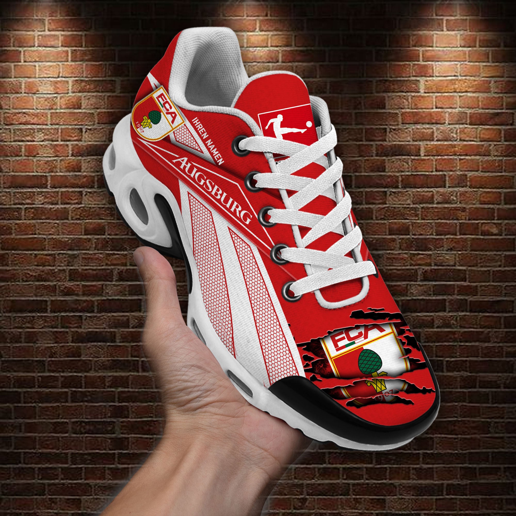 Ideafootwear FC Augsburg TN Shoes Sneakers For Men And Women
