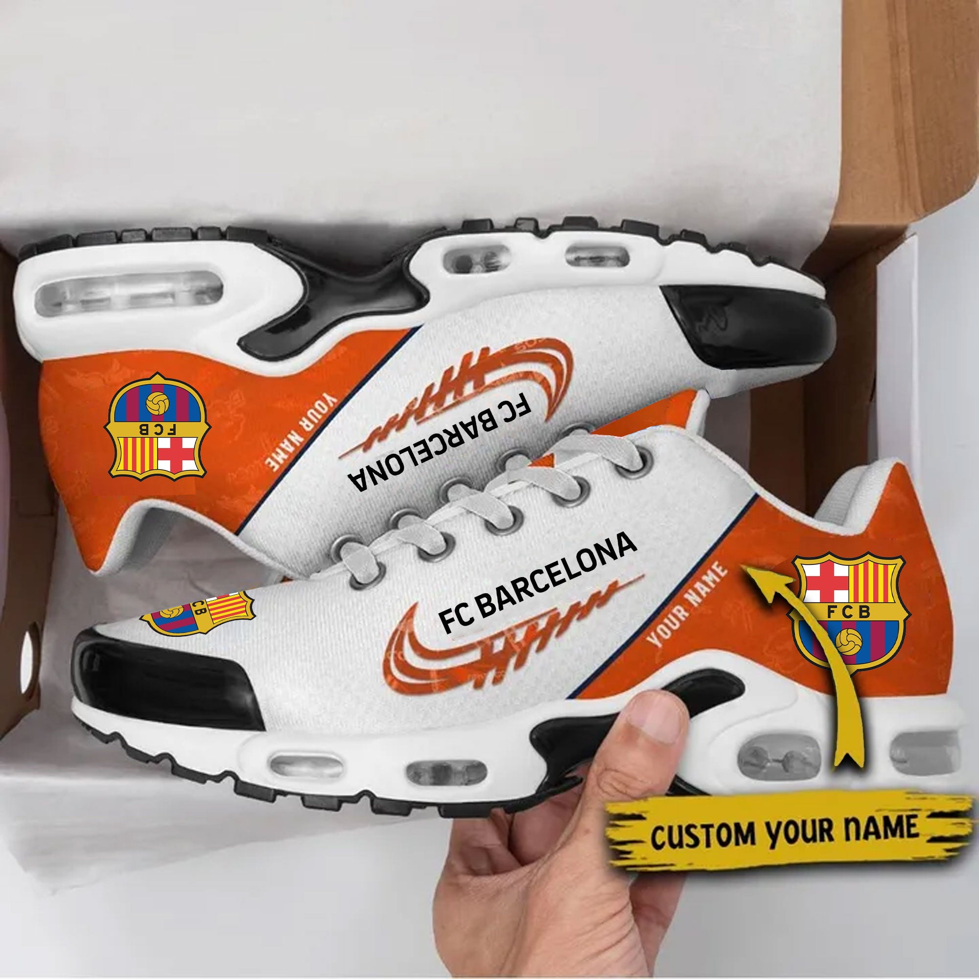 Ideafootwear FC Barcelona TN Shoes Sneakers For Men And Women