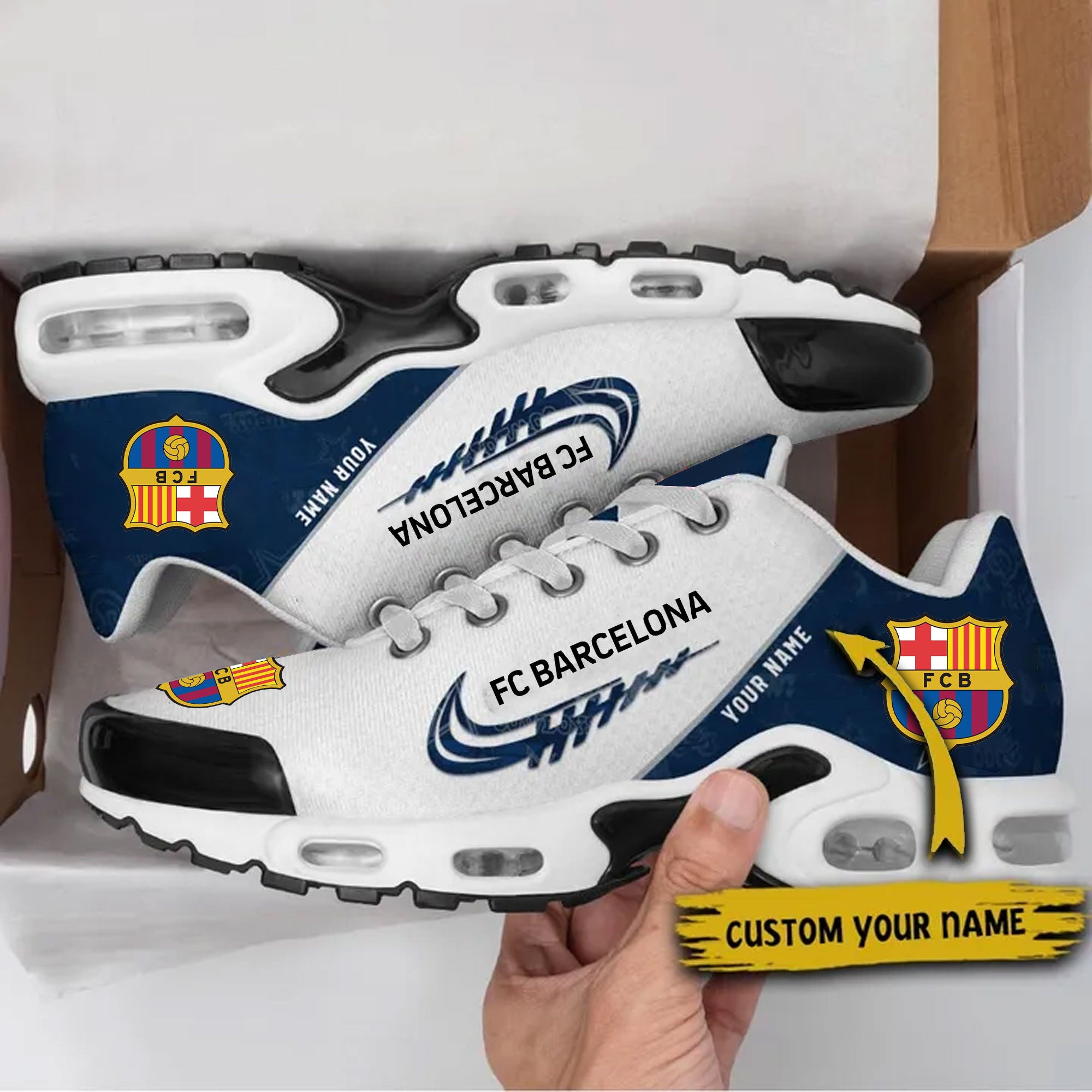 Ideafootwear FC Barcelona TN Shoes Sneakers For Men And Women
