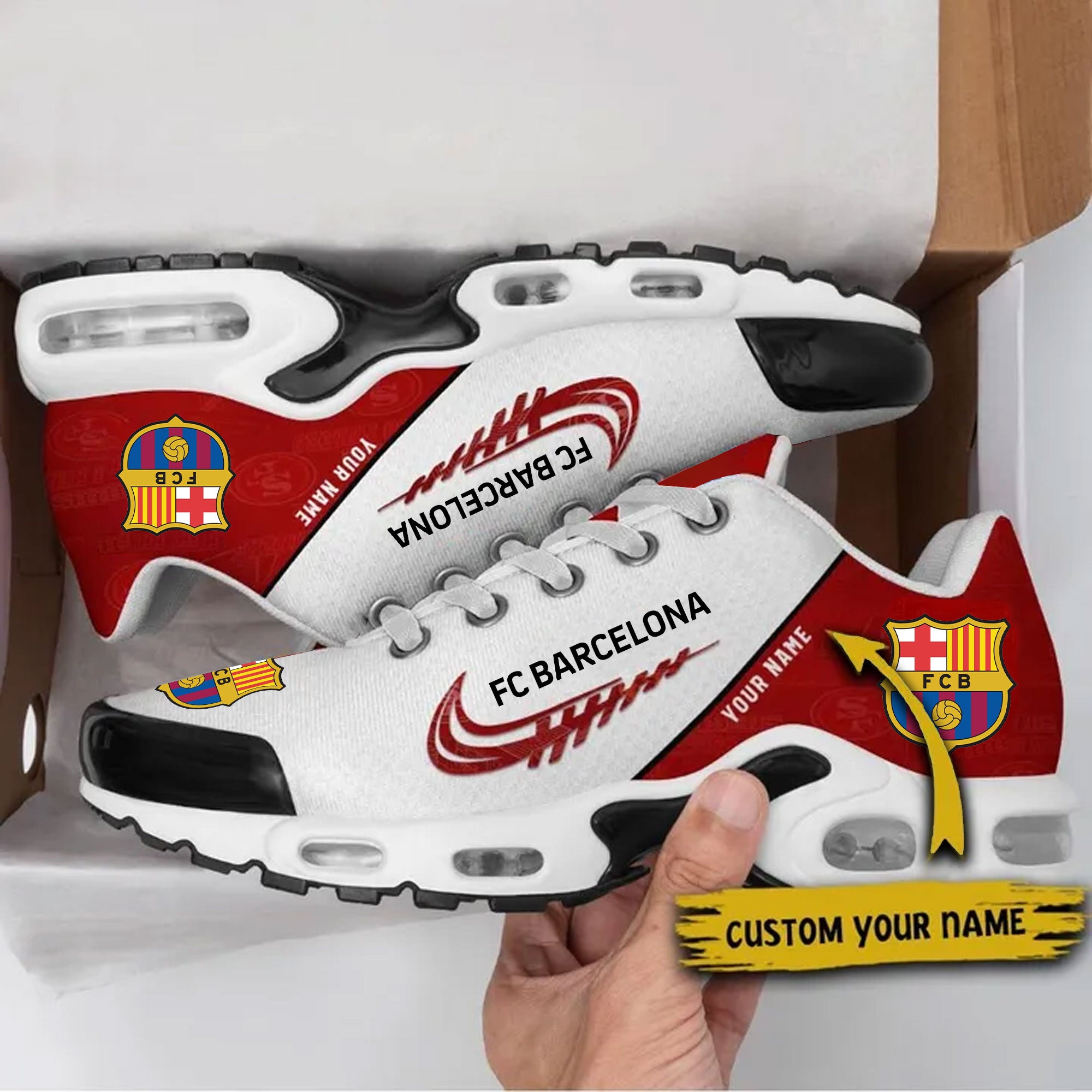 Ideafootwear FC Barcelona TN Shoes Sneakers For Men And Women