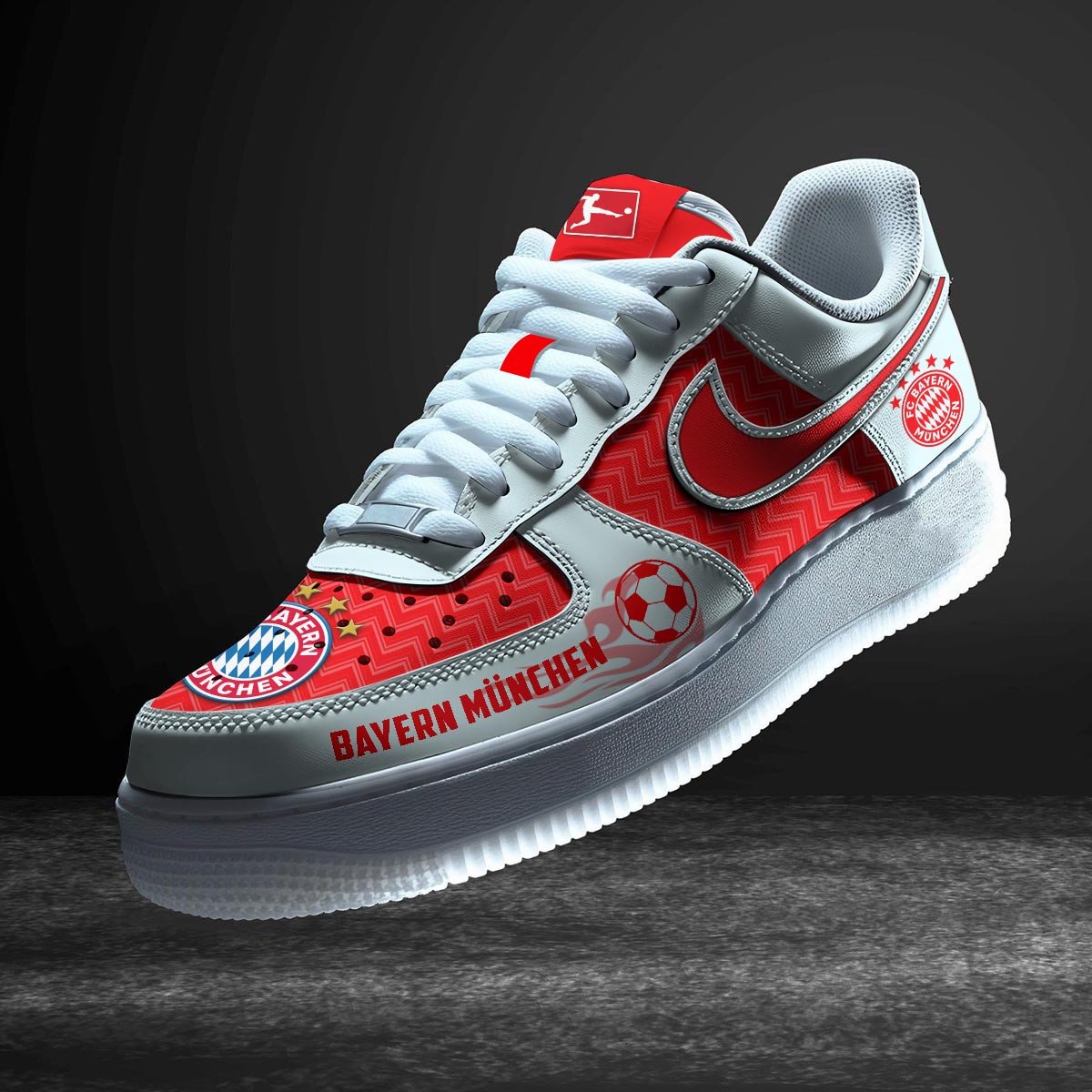 Ideafootwear FC Bayern Munchen Air Low-Top Sneakers Shoes For Men And Women 1