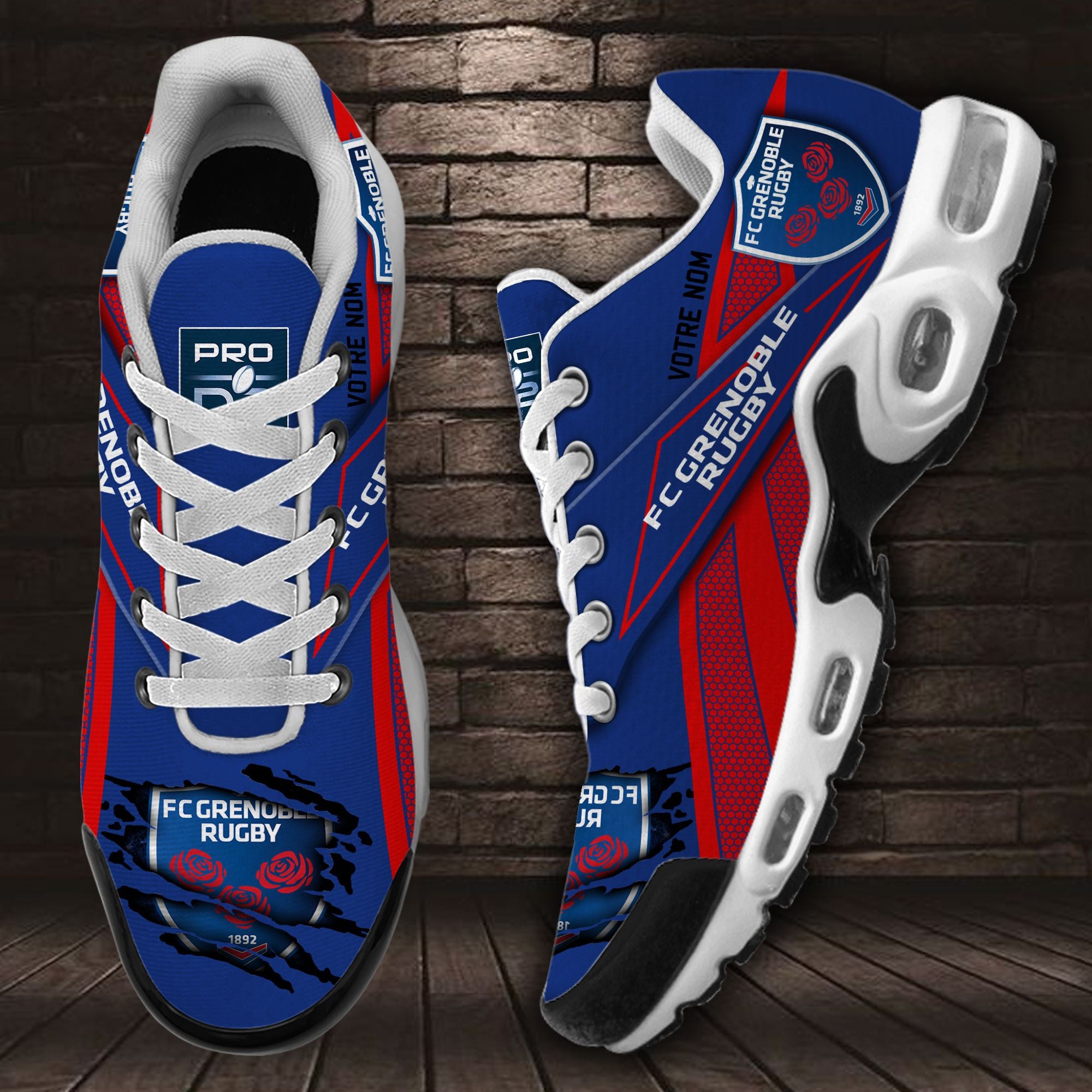 Ideafootwear FC Grenoble Rugby TN Shoes Sneakers For Men And Women