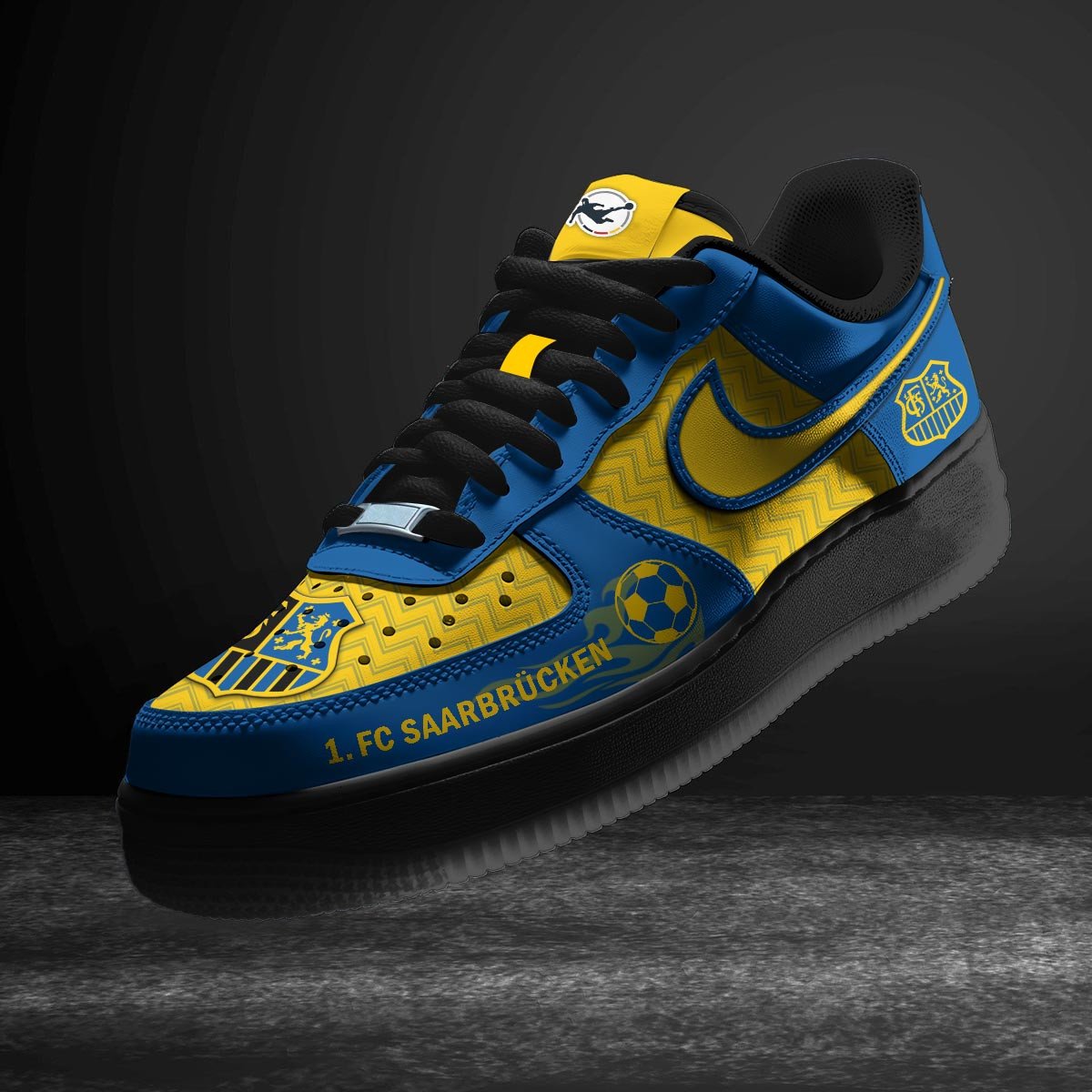 Ideafootwear FC Saarbrucken Air Low-Top Sneakers Shoes For Men And Women 1