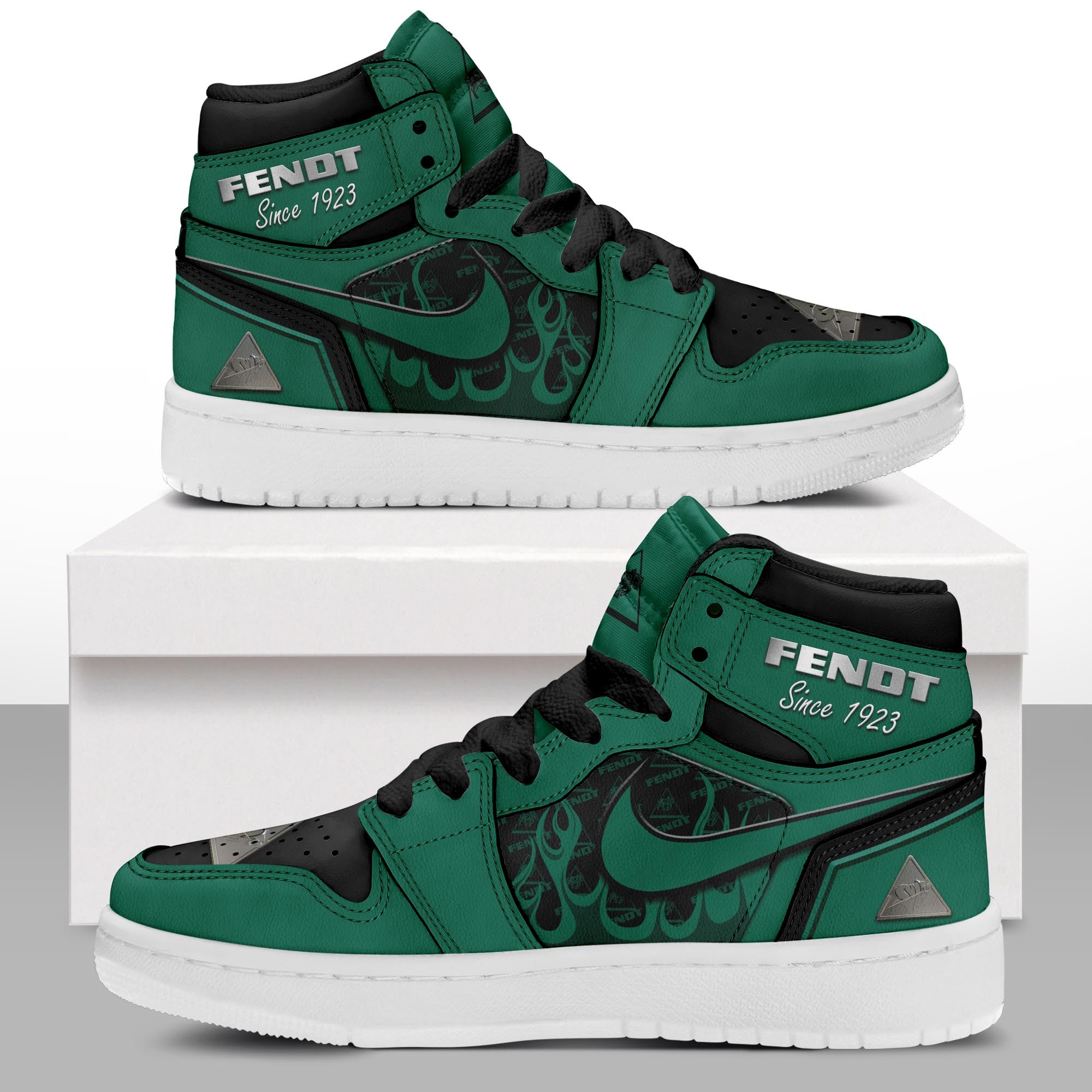 Ideafootwear Fendt AJ1 High Sneakers Shoes For Men And Women