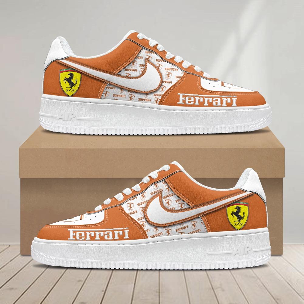 Ideafootwear Ferrari Air Low-Top Sneakers Shoes For Men And Women 1