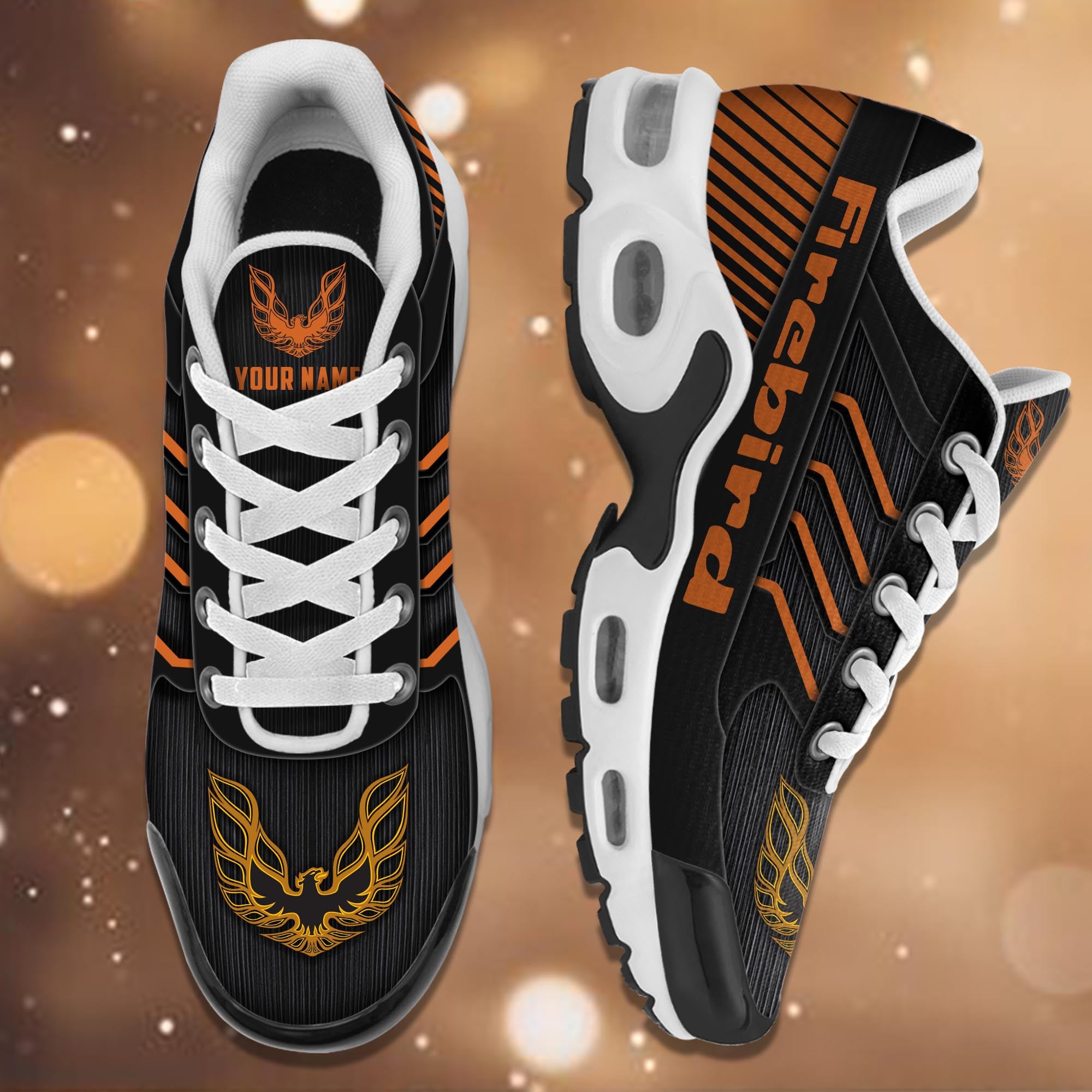 Ideafootwear Firebird Pontiac TN Shoes Sneakers For Men And Women