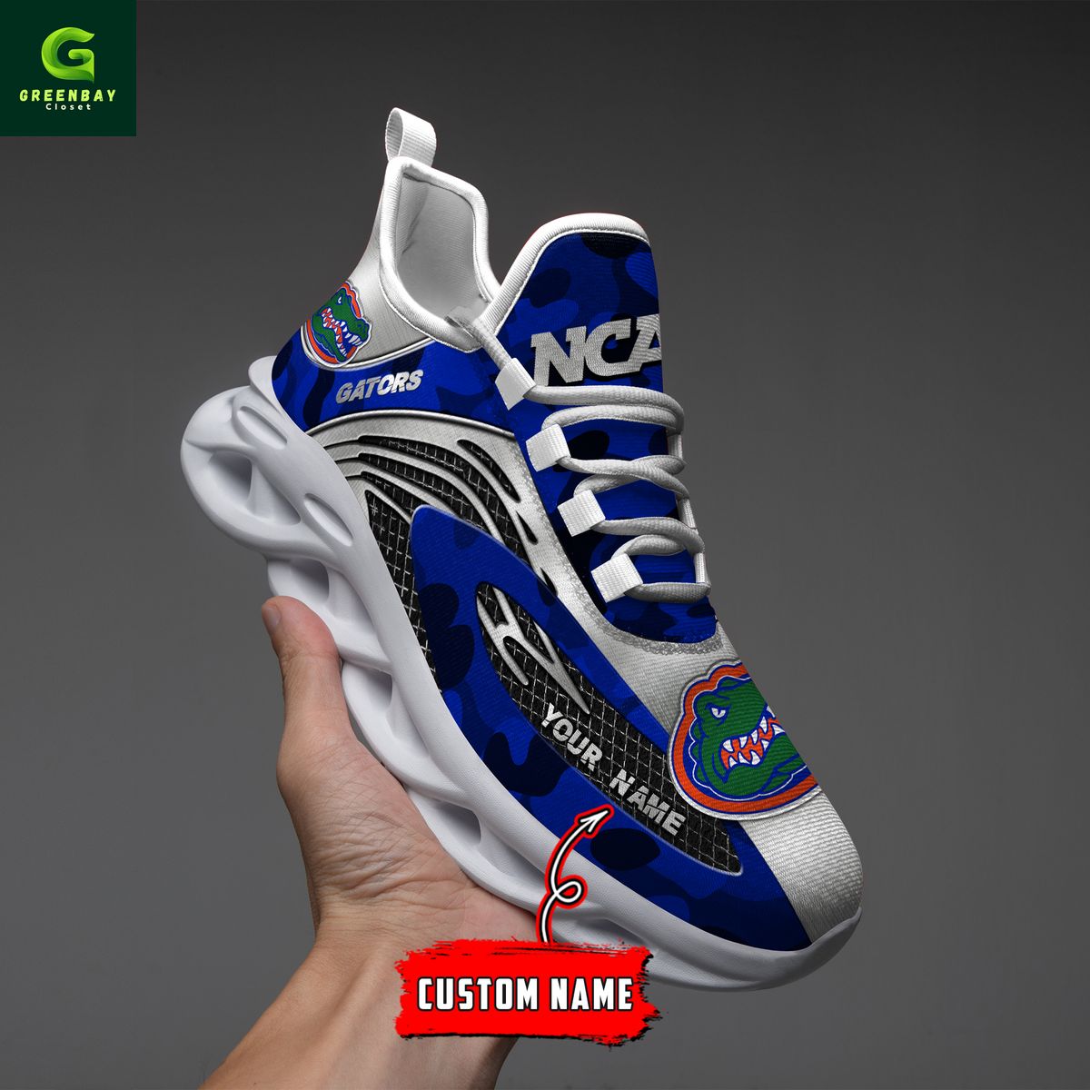 Ideafootwear Florida Gators Max Soul Shoes Sneakers For Men And Women