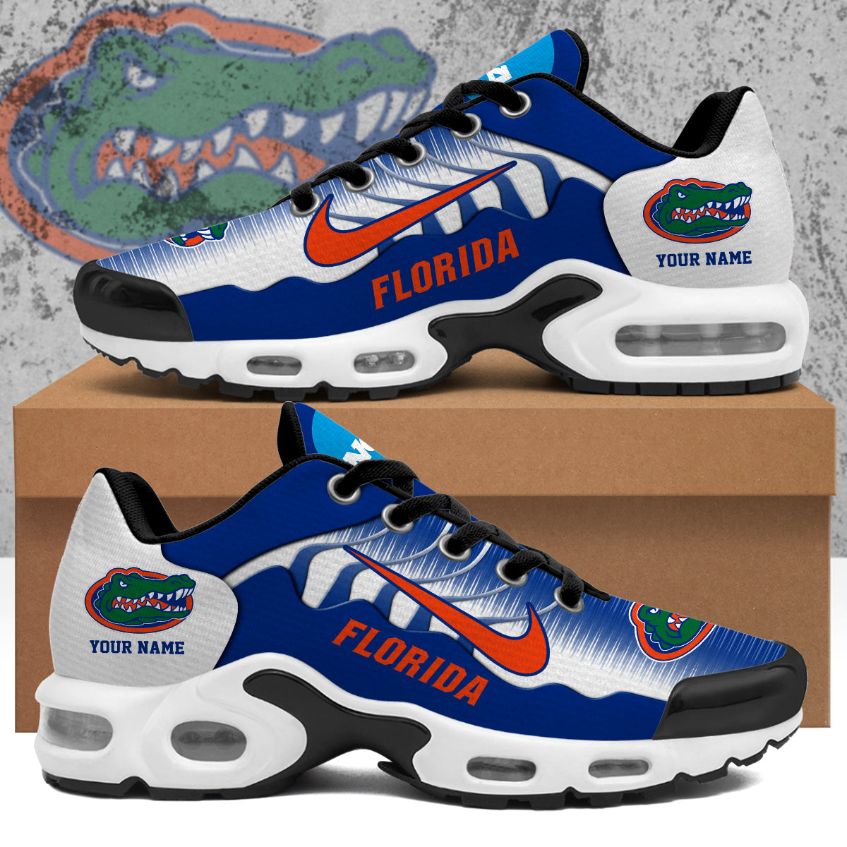 Ideafootwear Florida Gators TN Shoes Sneakers For Men And Women