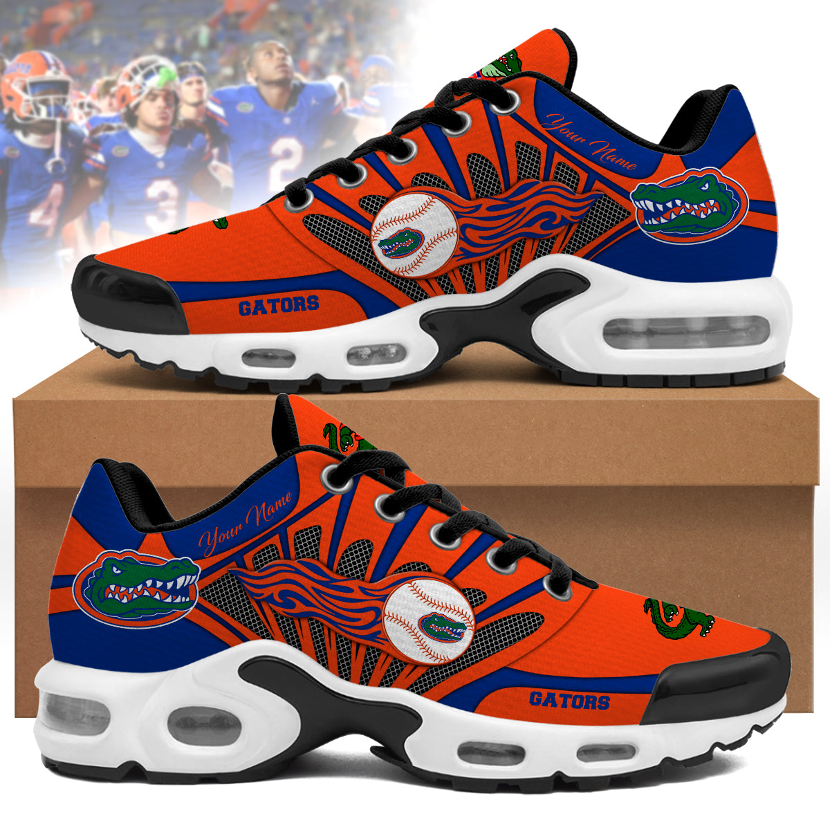 Ideafootwear Florida Gators TN Shoes Sneakers For Men And Women