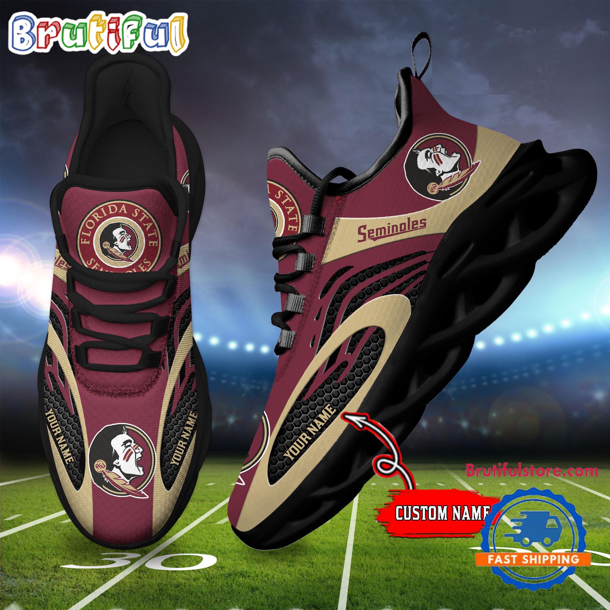 Ideafootwear Florida State Seminoles Max Soul Shoes Sneakers For Men And Women