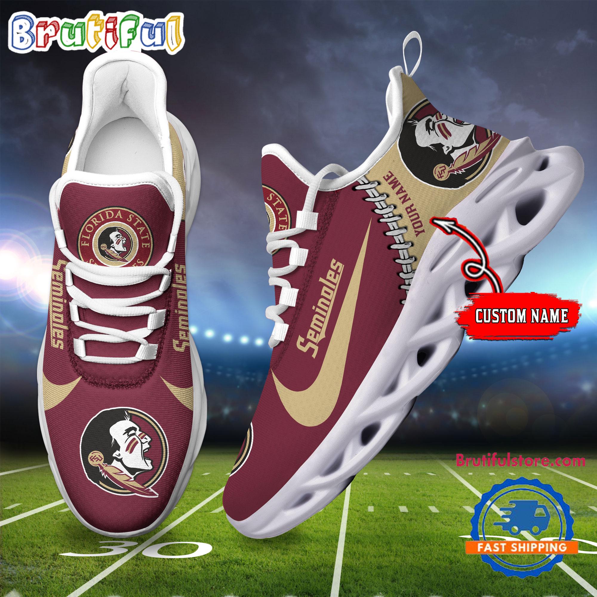 Ideafootwear Florida State Seminoles Max Soul Shoes Sneakers For Men And Women
