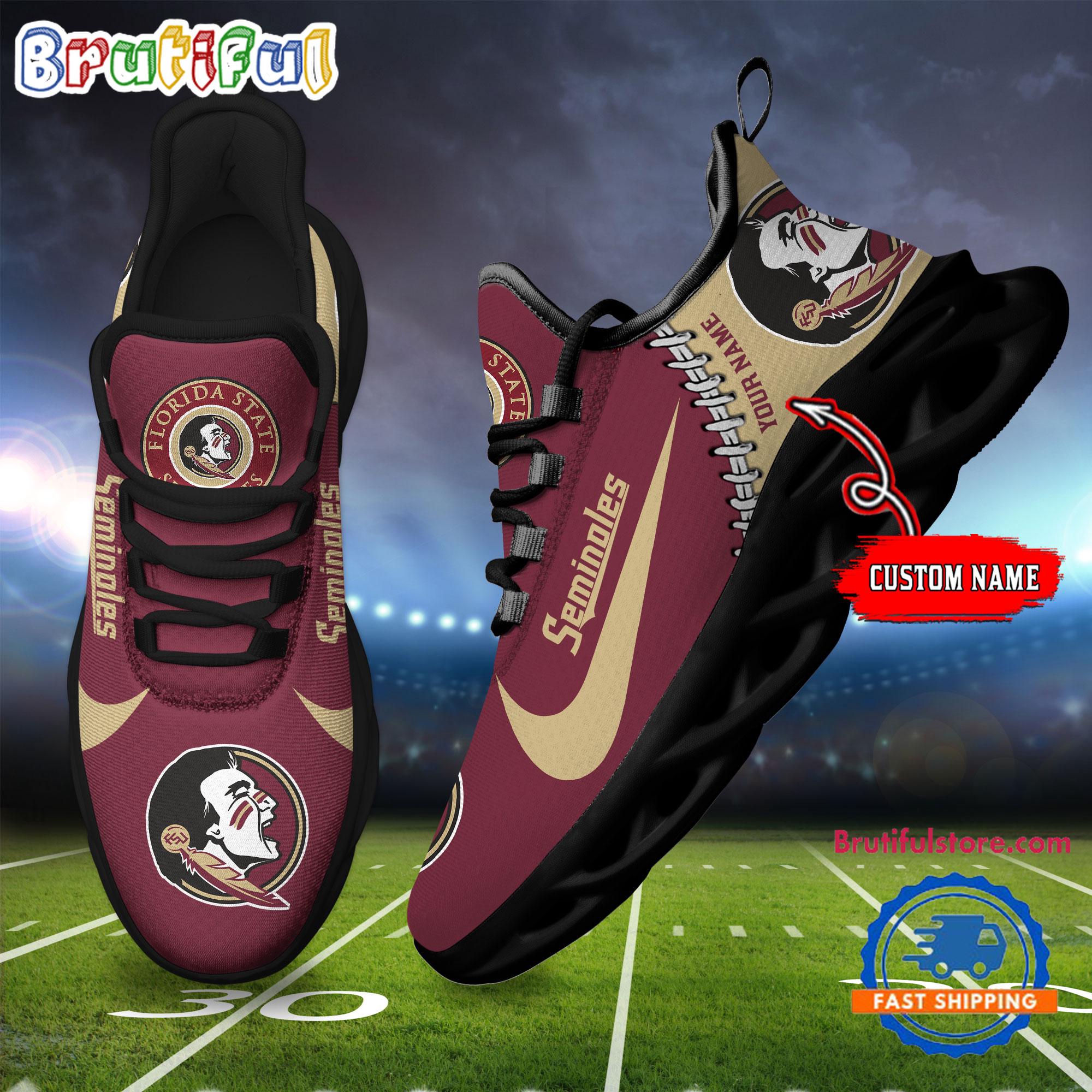 Ideafootwear Florida State Seminoles Max Soul Shoes Sneakers For Men And Women