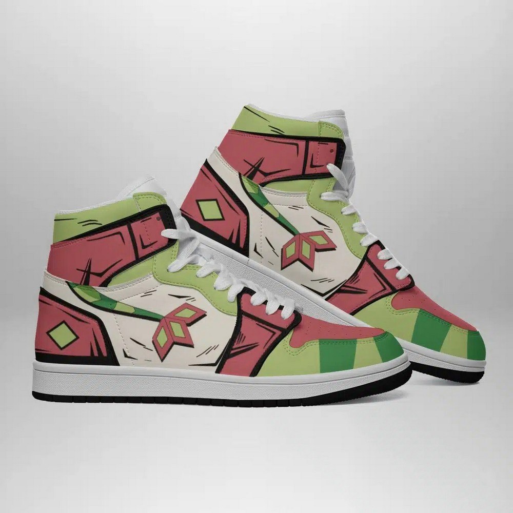 Ideafootwear Flygon Pokemon  AJ1 High Sneakers Shoes For Men And Women