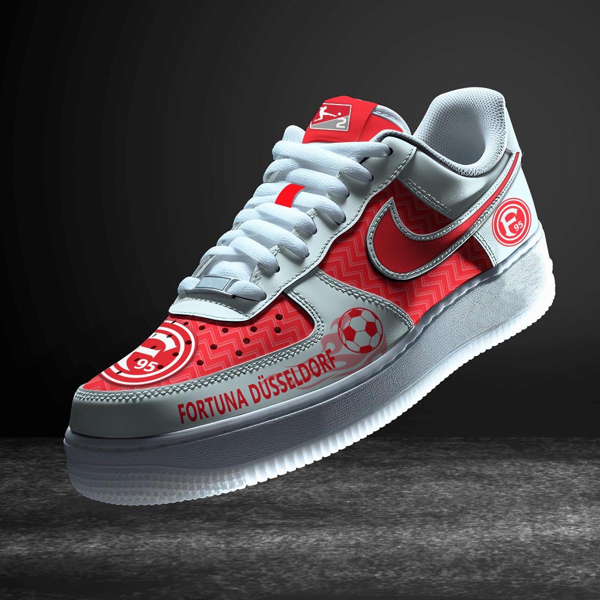 Ideafootwear Fortuna Dusseldorf Air Low-Top Sneakers Shoes For Men And Women 1