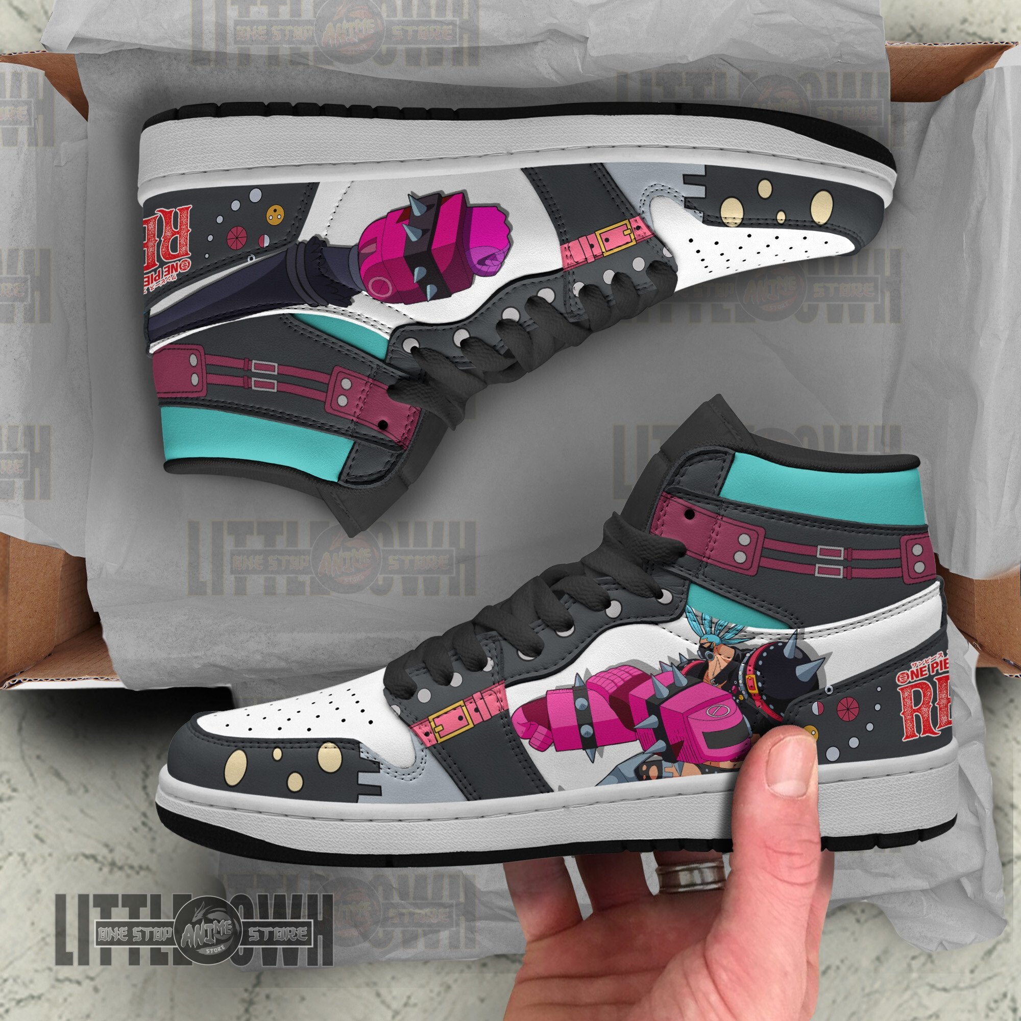 Ideafootwear Franky AJ1 High Sneakers Shoes For Men And Women