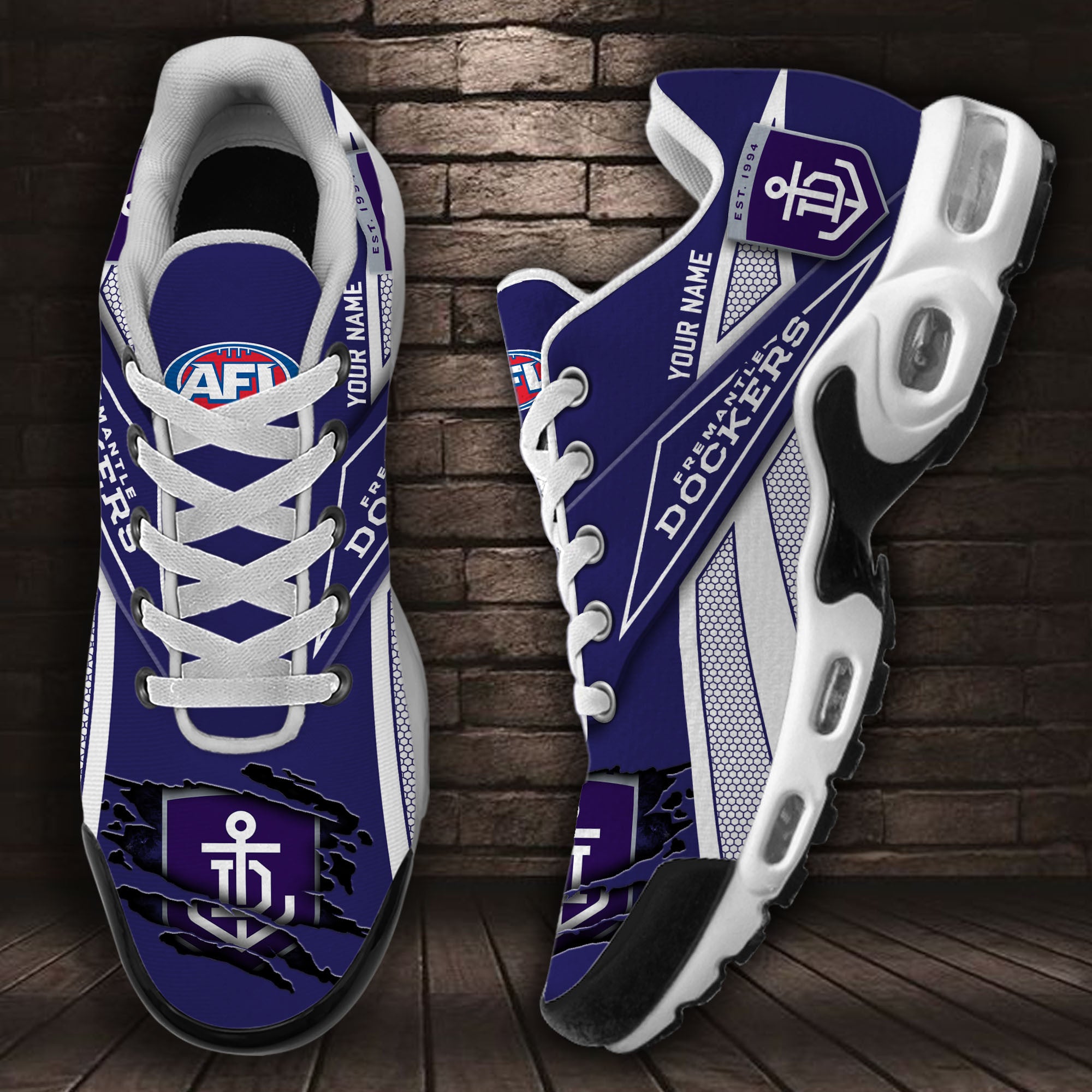 Ideafootwear Fremantle Football Club TN Shoes Sneakers For Men And Women
